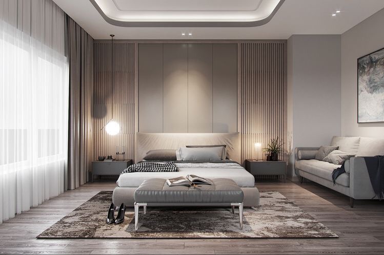 Bản vẽ, mẫu thiết kế nội thất căn hộ 3 phòng ngủ đẹp 2021